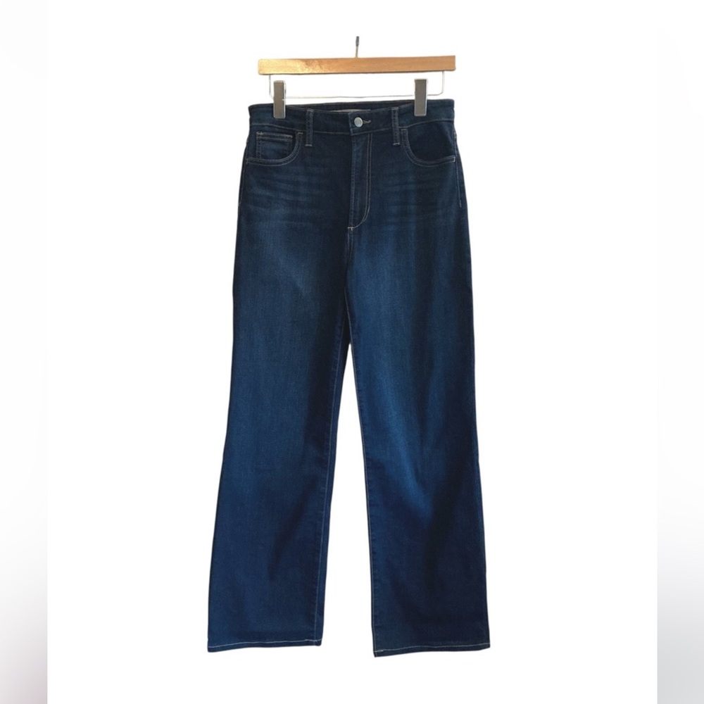 Joe's Jeans Women's Dark Blue Wide Leg Full Length Dark Indigo Ink Jeans
